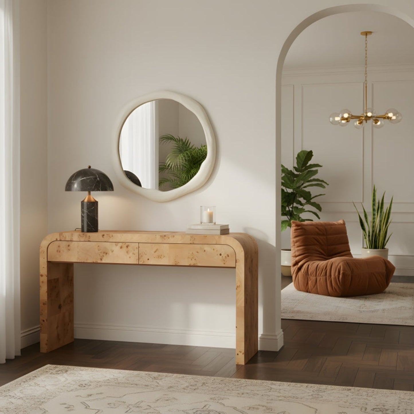 Armida Aluminum Framed Mirror