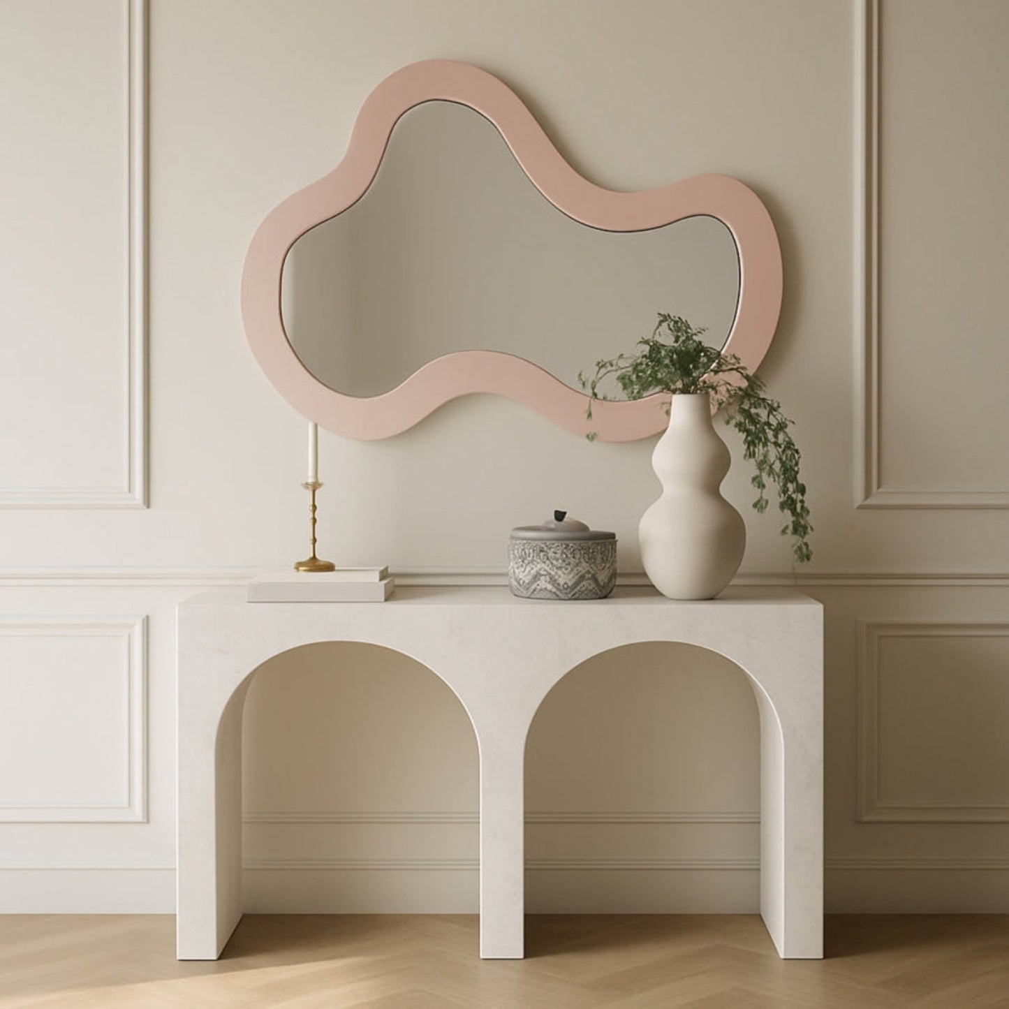 Oblivia Iron Frame Mirror